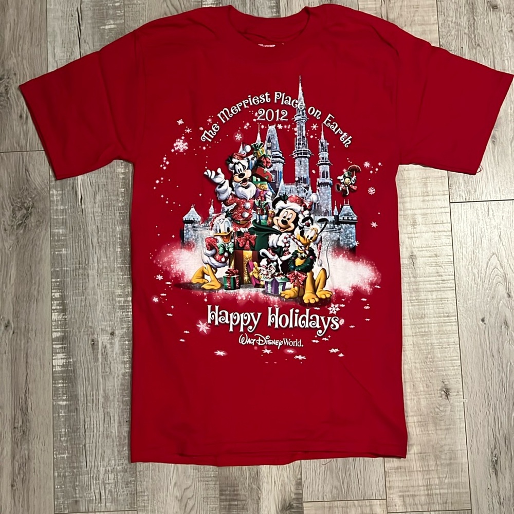 Walt Disney World 2012 The Merriest Place on Earth Shirt